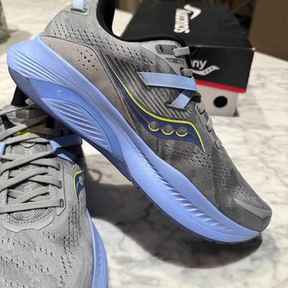 Saucony Guide 16 Women's Running Shoe Fossil/Ether Size 11 - Picture 4 of 9